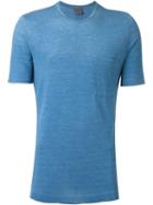 Laneus Patch Pocket T-shirt, Men's, Size: Small, Blue, Tencel