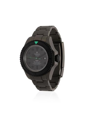 Mad Paris Rolex Deepsea Grey Aqua Watch - Black