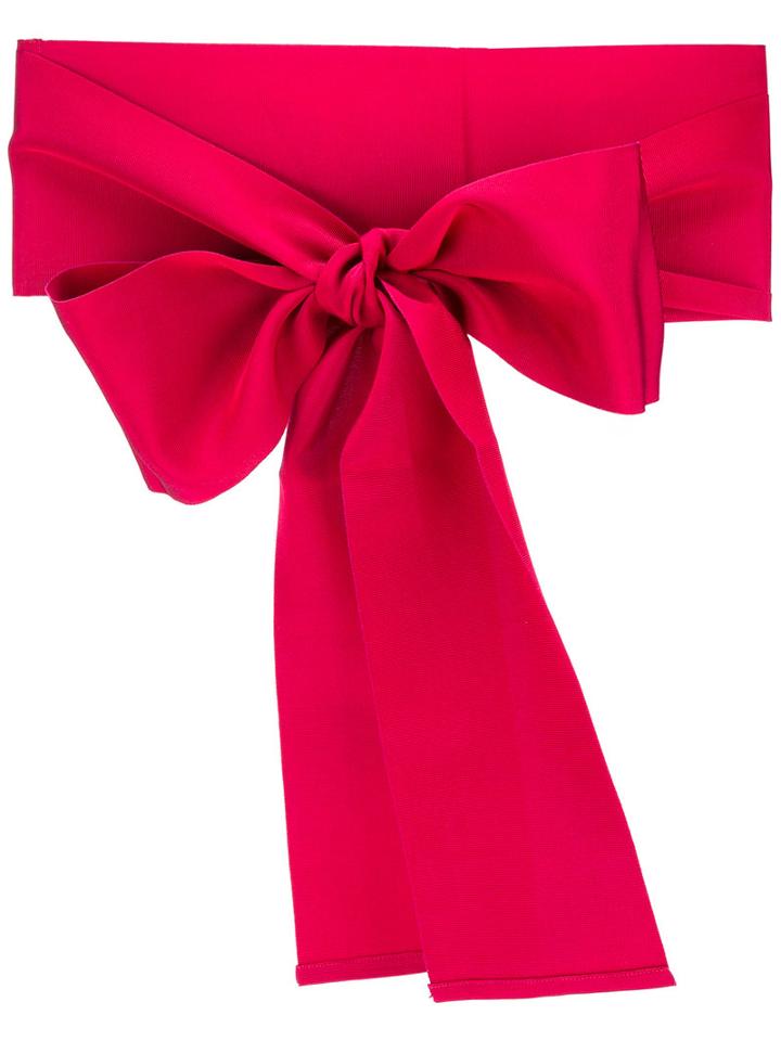 Sara Roka Elasticated Belt, Women's, Pink/purple, Cotton/viscose