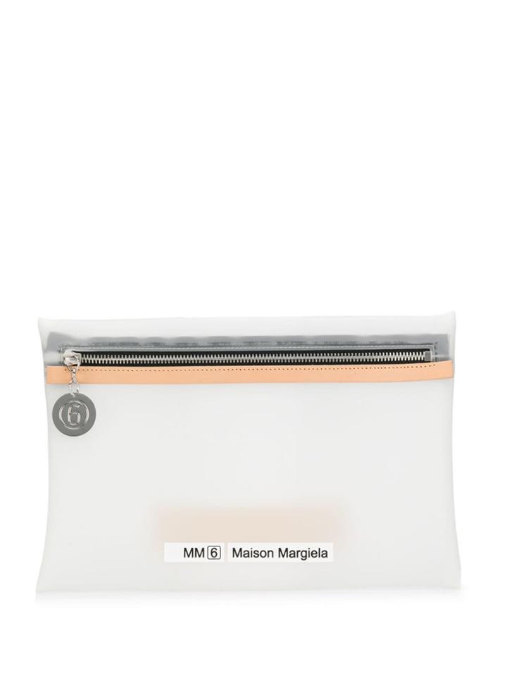 Mm6 Maison Margiela Translucent Make-up Bag - White