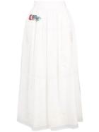 Fendi High-waisted Skirt - White
