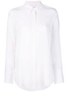 Equipment - Concealed Fastening Shirt - Women - Silk - M, White, Silk