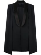 Alice+olivia Merrie Shawl Collar Cape Vest, Women's, Size: Medium, Black, Polyester