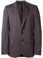 Ps Paul Smith Button Blazer, Men's, Size: 56, Grey, Cotton/spandex/elastane/viscose