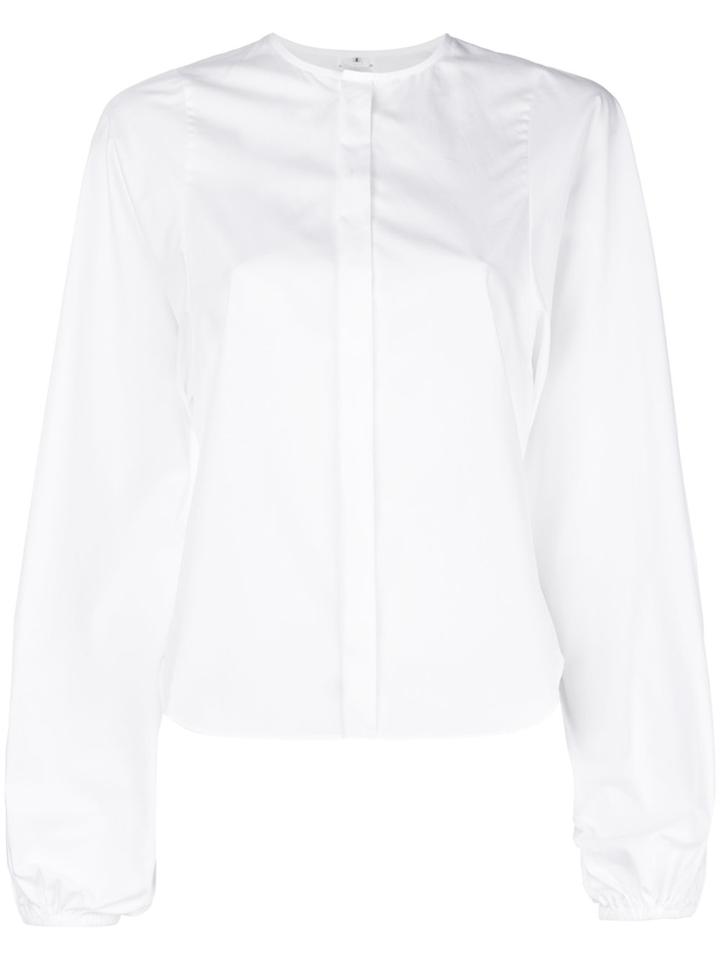 Comme Des Garçons Noir Kei Ninomiya Bishop Sleeve Shirt - White