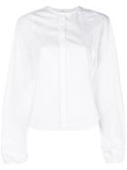 Comme Des Garçons Noir Kei Ninomiya Bishop Sleeve Shirt - White
