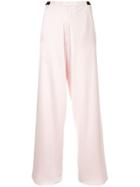 Christopher Esber Bias Satin Trousers - Pink