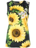 Dolce & Gabbana Sunflower Print Tank Top - Multicolour