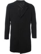 Our Legacy Single Breasted Midi Coat, Men's, Size: 46, Black, Cotton/polyamide/viscose