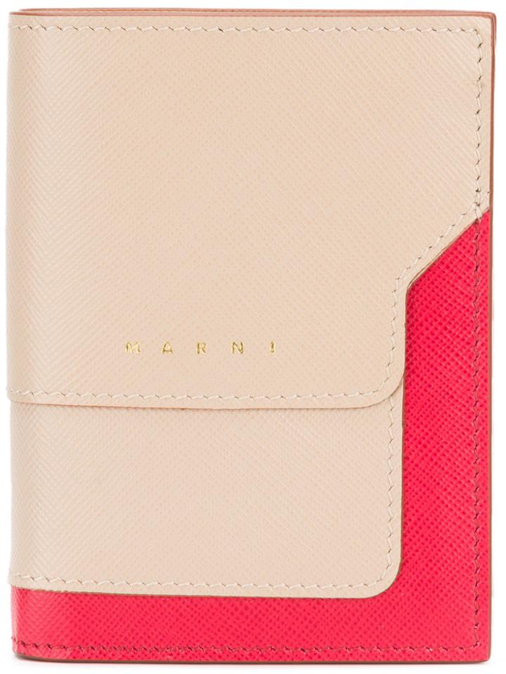Marni Square Design Purse - Nude & Neutrals