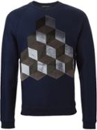 Christopher Kane Geometric Intarsia Sweater