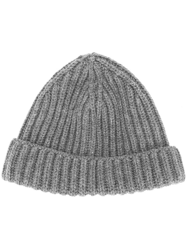 Zanone Ribbed Beanie