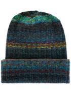 Missoni 'zig Zag & Stripe Mix Knit' Beanie, Men's, Nylon/spandex/elastane/wool