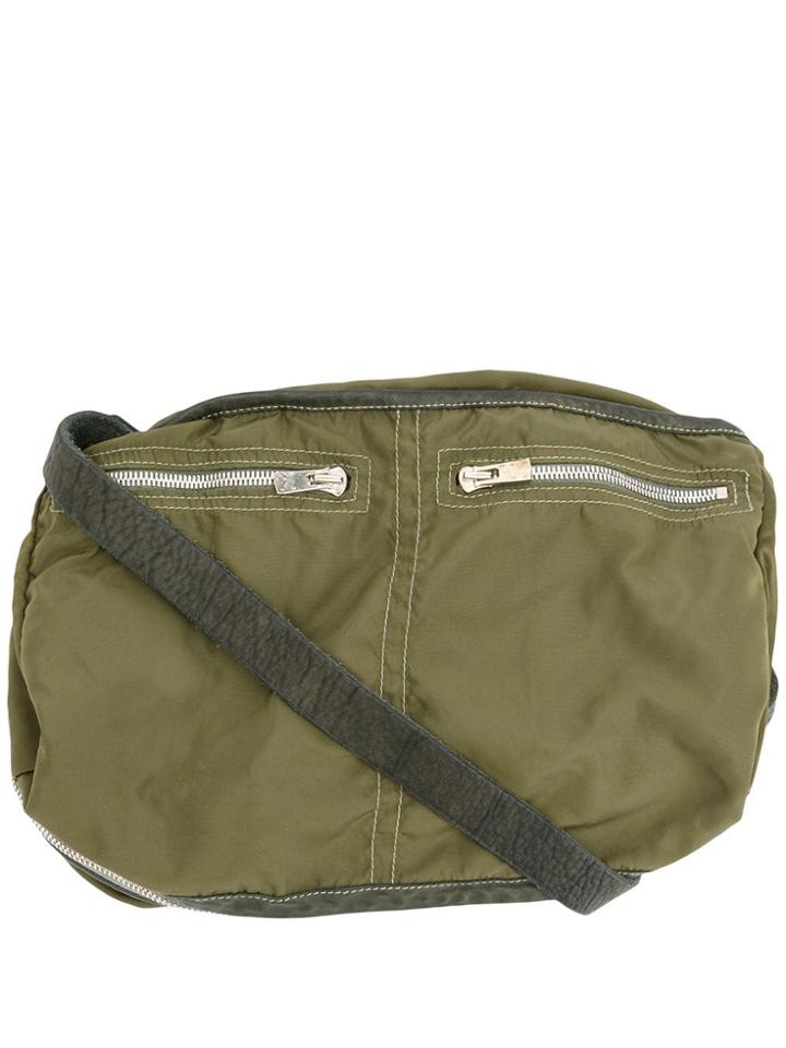 Guidi Soft Structure Messenger Satchel - Green
