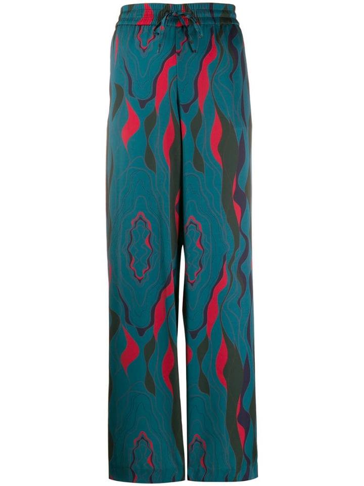 Three Floor Déjà Vu Printed Trousers - Green