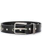 Lemaire Stud-embellished Belt - Black