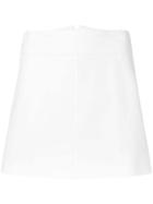 Patrizia Pepe A-line Mini Skirt - White