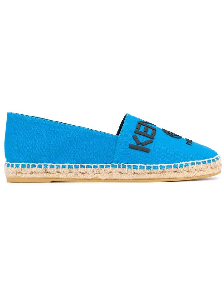 Kenzo Kenzo Paris Espadrilles, Women's, Size: 37, Blue, Cotton/rubber