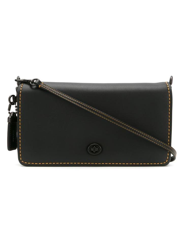 Coach - Coach 37296 Bplqu Leather/fur/exotic Skins->leather - Women - Leather - One Size, Black, Leather