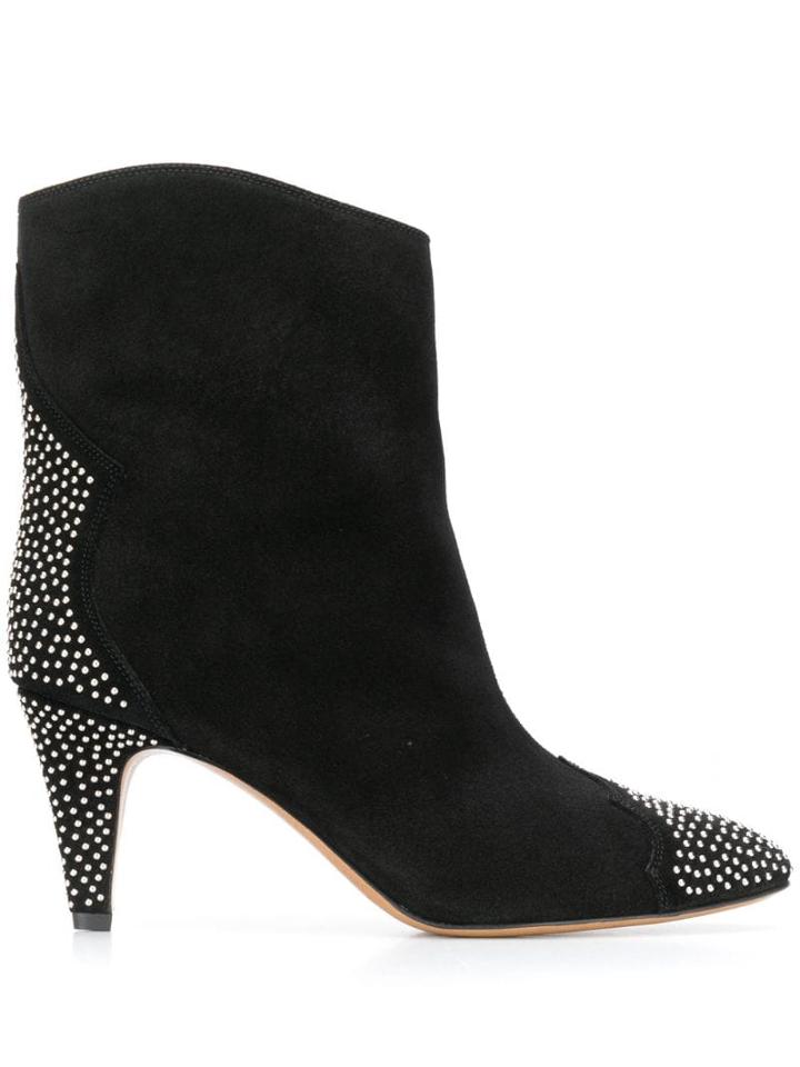 Isabel Marant Stud Saloon Boots - Black