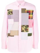 Junya Watanabe Comme Des Garçons Vintage Multi-patch Shirt - Pink