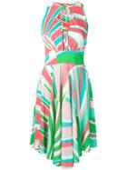 Emilio Pucci Geometric Print Summer Dress - Green