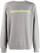 Calvin Klein Jeans Institutional Logo Sweatshirt - Grey