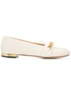 Charlotte Olympia Off White Pump With Cheater Chain