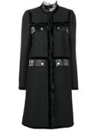 Giambattista Valli Bow Detail Coat - Black
