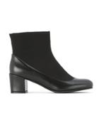 Sarah Chofakian Panelled Ankle Boots - Black