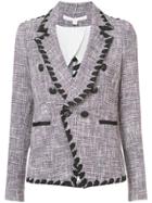 Veronica Beard Tweed Jacket - Pink & Purple