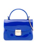 Monnalisa - Flap Shoulder Bag - Kids - Pvc - One Size, Blue