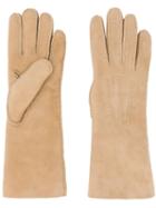 Escada Smooth Finish Gloves - Neutrals