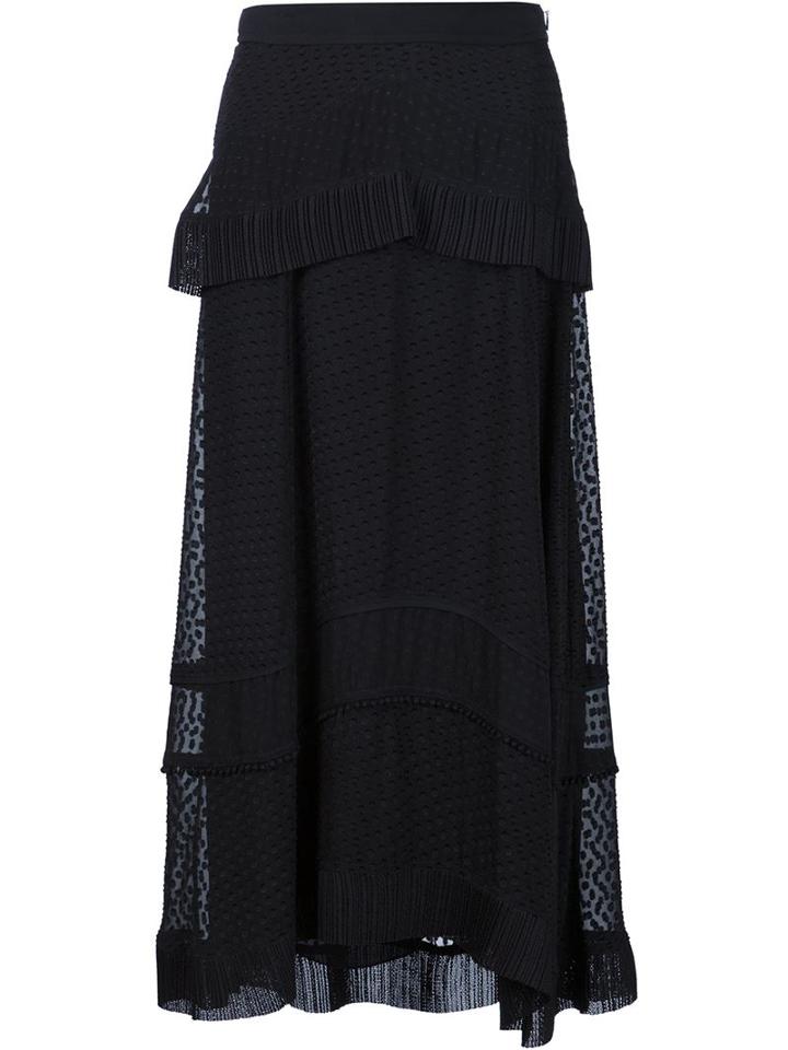 Proenza Schouler Layered Peplum Skirt