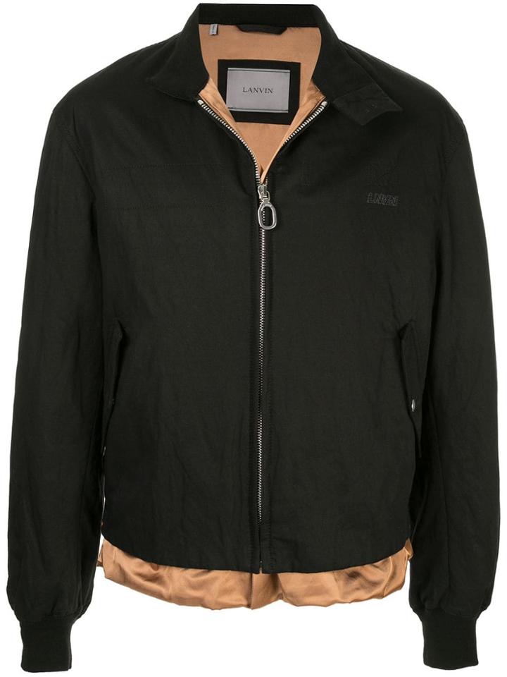 Lanvin Layered Bomber Jacket - Black