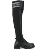 Liu Jo Sock Knee-high Boots - Black