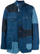 Engineered Garments Patchwork Denim Jacket - Blue