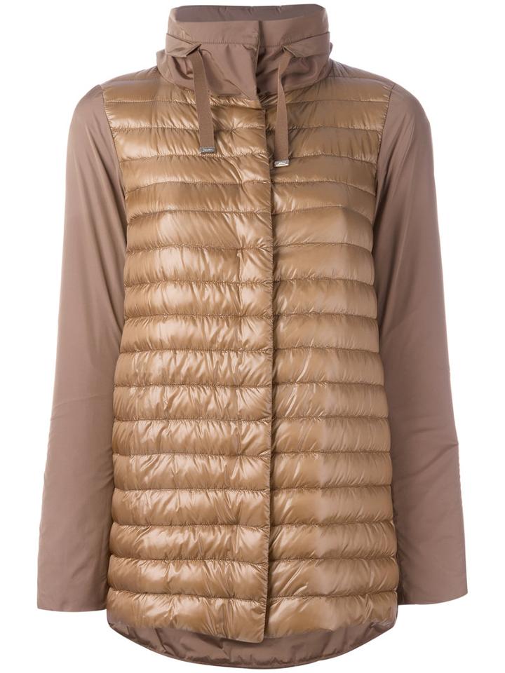 Herno Padded Jacket, Women's, Size: 42, Brown, Polyamide/polyester/cotton/feather