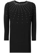John Richmond Stud Embellished Mini Dress - Black