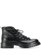 Officine Creative Lace-up Chunky Boots - Black