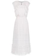 Nk Midi Silk Dress - White