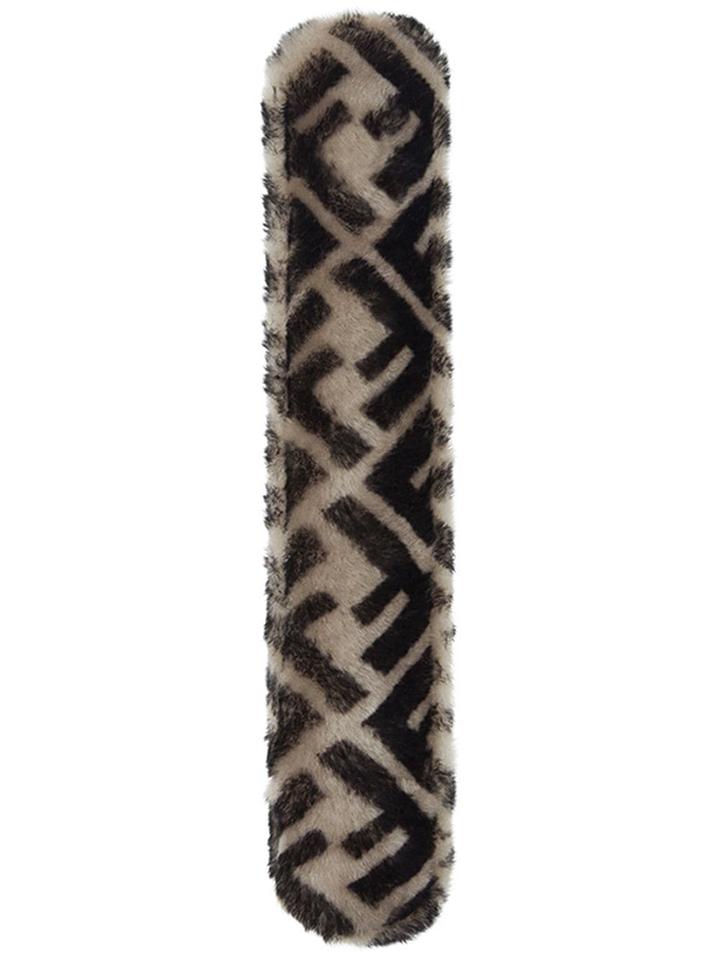 Fendi Monogram Strap Thru Bag Strap - Grey