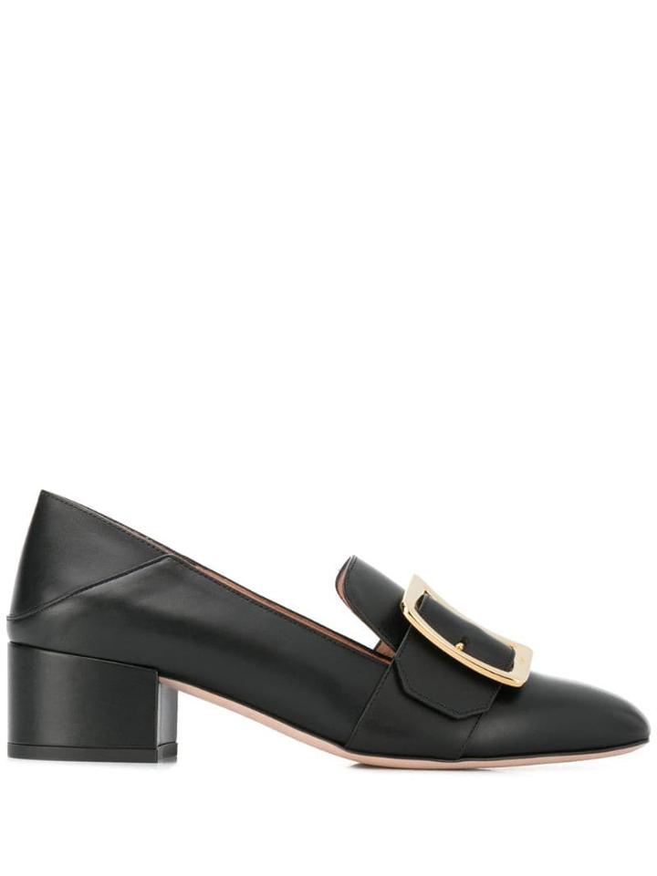 Bally Buckle Detail Pumps - Black
