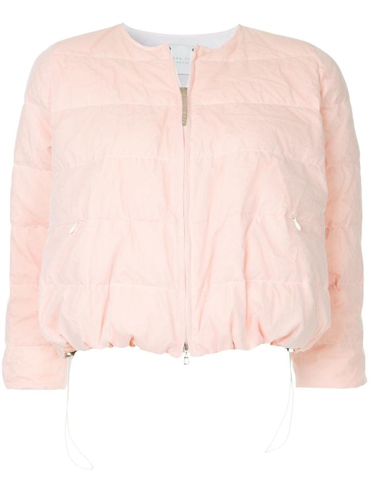 Fabiana Filippi Zipped Bomber Jacket - Pink