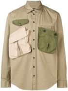 Dsquared2 Multi Pocket Military Shirt - Neutrals