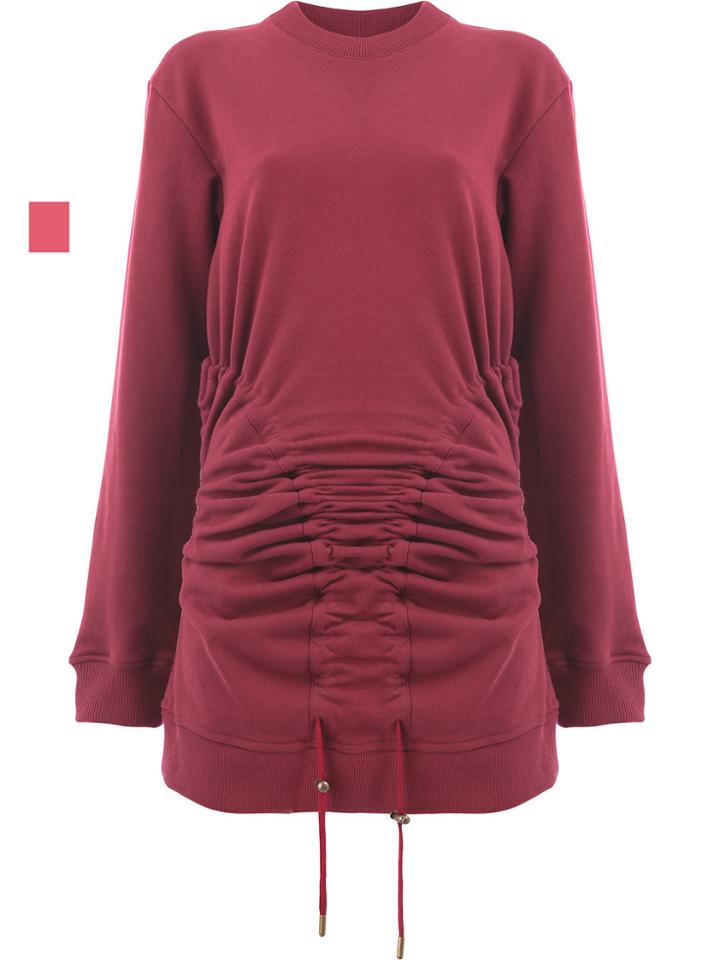 Y / Project Drawstring Gathered Sweatshirt