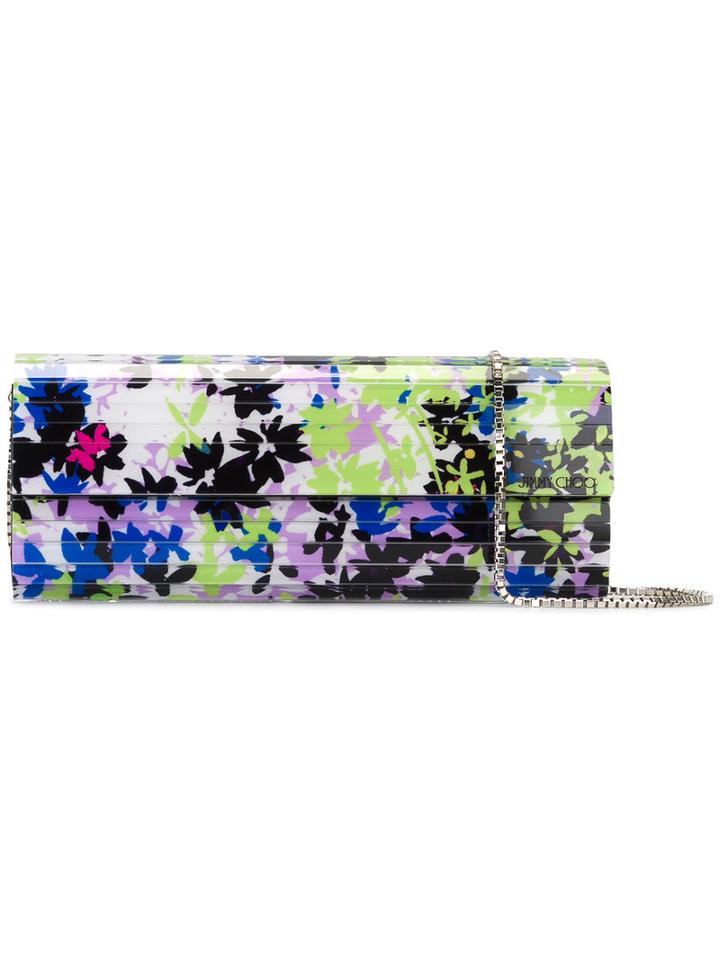Jimmy Choo Camoflower Clutch Bag, Women's, Acrylic