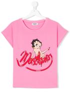 Moschino Kids Betty Boop T-shirt - Pink & Purple