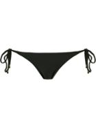 Blue Man Side Tie Fastenings Bikini Bottom, Women's, Size: Medium, Black, Polyamide/spandex/elastane