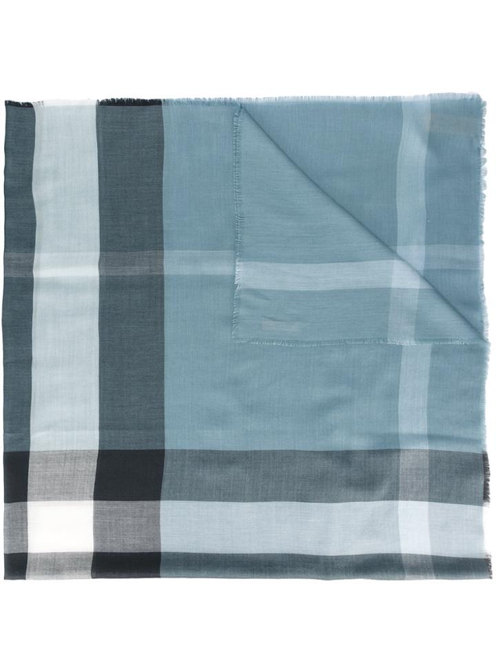 Burberry House Check Scarf - Blue